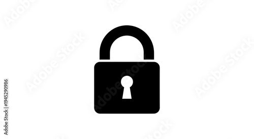 Free Download Black Padlock Icon - Security and Protection Concept - GFXLoad