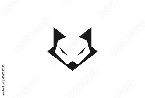 Fox Head Logo, minimalist fox logo design, fox Logo design template, vector illustration