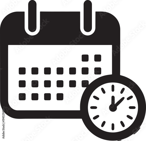 Male and female gender symbols linked together with black and white