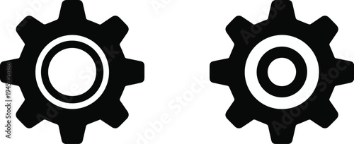 Settings gear symbol for app controls
