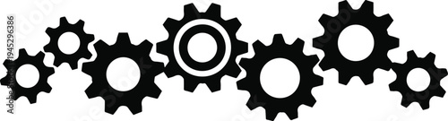 Gears representing automation and industry workflow