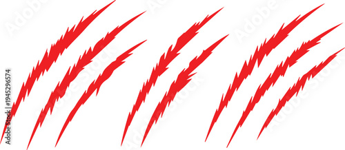 Claw marks for horror poster elements