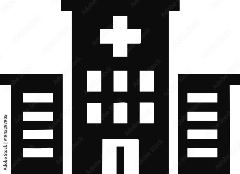 Obraz premium Hospital vector illustration