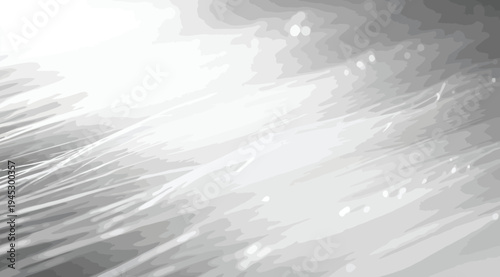 Abstract gray and white background with light streaks and texture, gradient effect