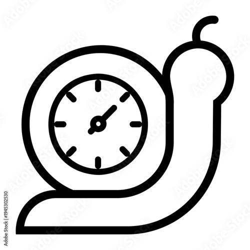 snail Line Icon