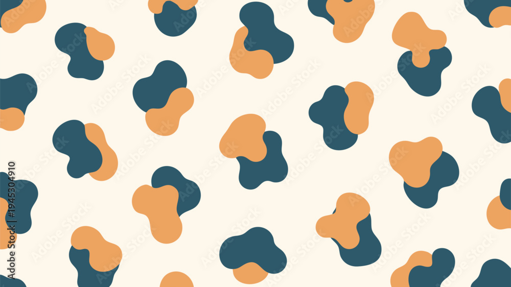 Fototapeta premium seamless pattern with colorful hearts