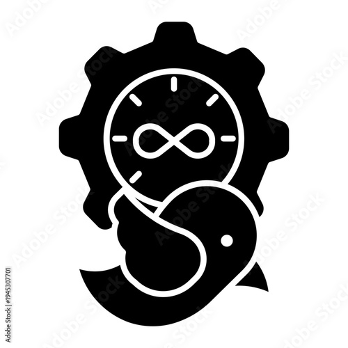 early bird Solid icon