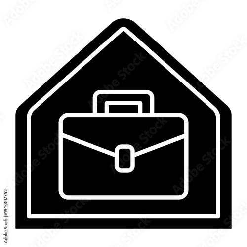 work from home Solid icon