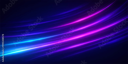 A glowing digital art backdrop featuring a soft flowing wave design with light blue and purple lines of energy in motion against a dark textured wallpaper