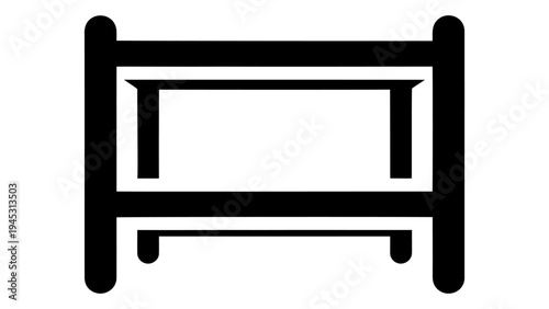 Black metal kitchen rack for organized storage of utensils and supplies