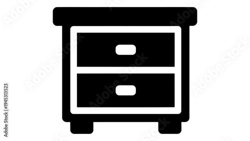 Bedside drawer table furniture for storing personal items near the bed