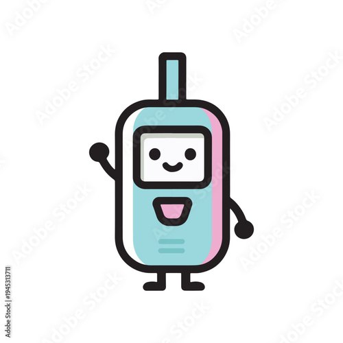 Friendly IV Drip Bag Character Hospital Therapy