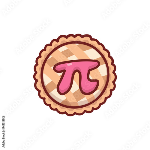 Pi Day Celebration Illustration