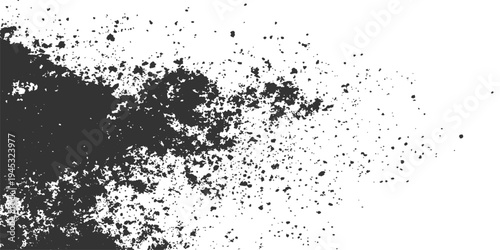 The image captures the mesmerizing dance of fine particles, their organic shapes and ethereal distribution creating an abstract display. 