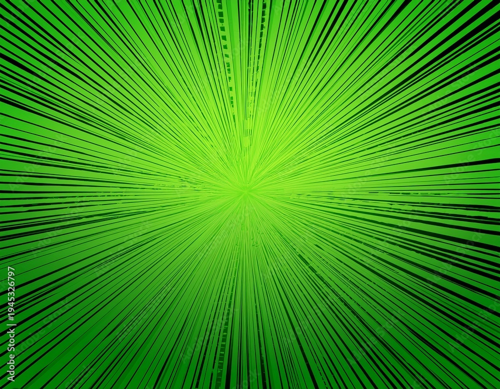 Obraz premium comic pop art green backkground