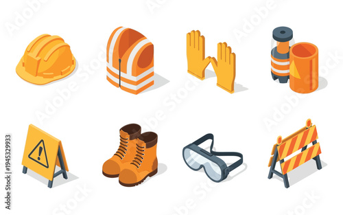 Isometric illustration of a worker on a ladder painting a wall with a large brush, surrounded by potted plants, against a clean white background with blue accents and a subtle shadow.