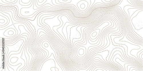 Abstract paper seamless pattern topography map counter map.abstract wavy background. topographic contour background. Topography background. Vector banner. Topo.
