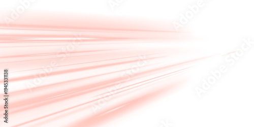 Bright orange neon wave sweeps forward like a stream of energy. Glowing sparks scatter along the light trail. Dynamic motion background isolated PNG.