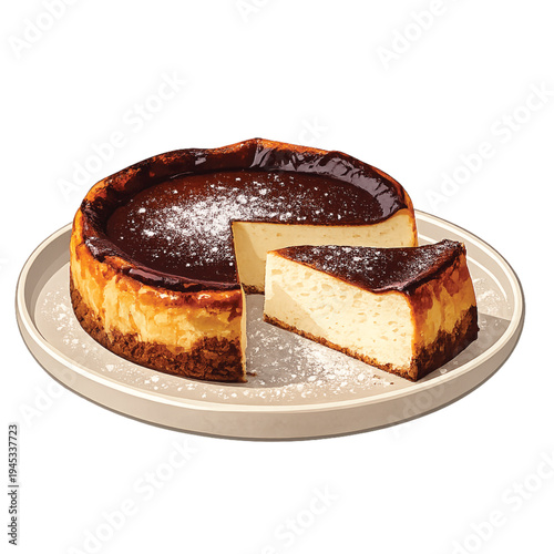 A delicious slice of fresh chocolate cake with cream rests on a white plate, served as a tasty gourmet dessert piece