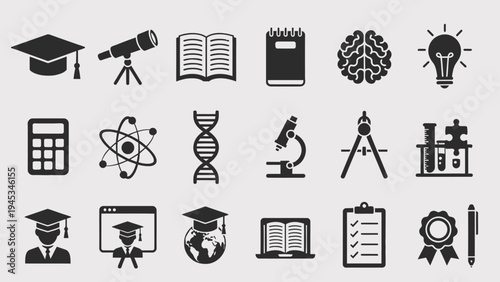 set of icons for web design