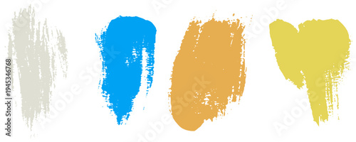 Vertical colorful brushstroke background in a trendy monochrome shade.
