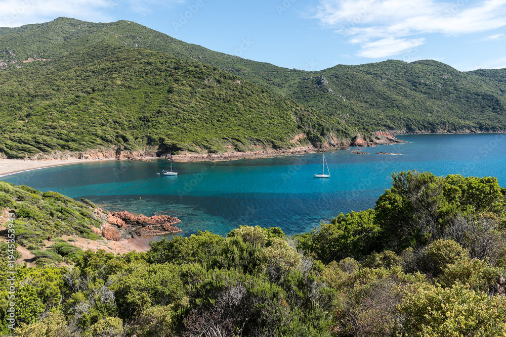Fototapeta premium CORSE - Golfe de Girolata