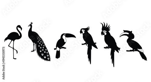 A pixelated image of three dragons vector silhouette