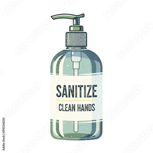 Hand Sanitizer Bottle with Pump Dispenser