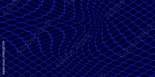Abstract net background blue for sports, Mesh texture for fishing nets. Seamless pattern for sportswear or soccer goal, volleyball net, basketball hoop, hockey, athletics. Eps10
