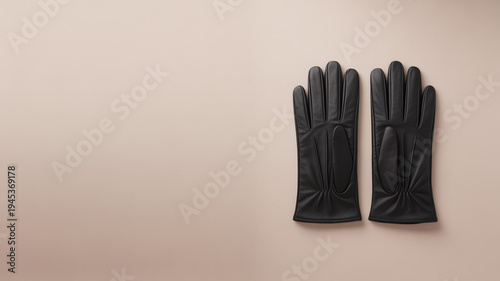 PNG ULTRA HD 8K Fashion Gloves - Leather, Wool Knit, Suede Winter Gloves, Various Colors and Textures, Isolated on Pastel Studio Background, Professional Stock Photo