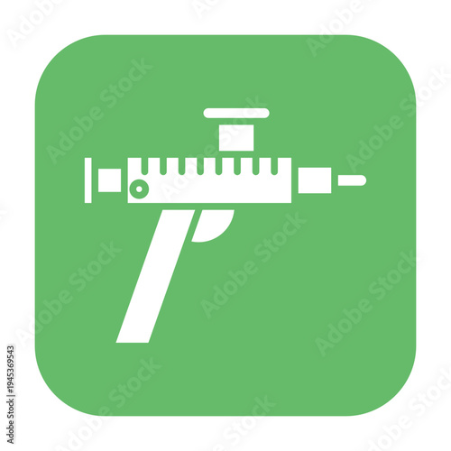 Foam Gun Vector Icon