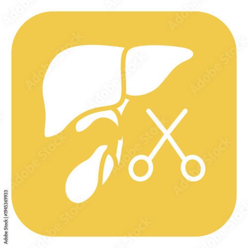 Gallbladder Removal Vector Icon