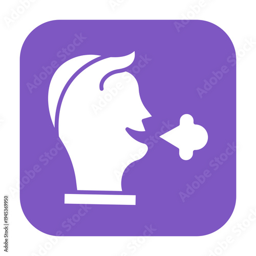 Shortness of Breath Vector Icon