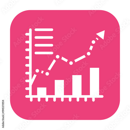Burnup Chart Vector Icon