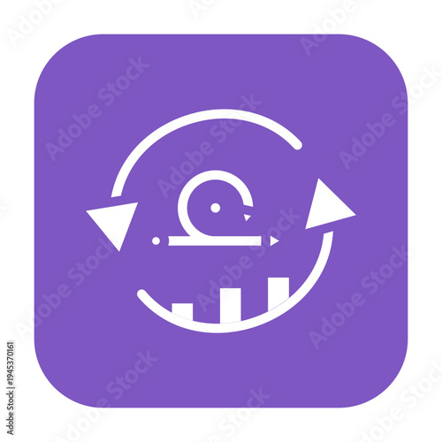 Continuous Improvement Vector Icon