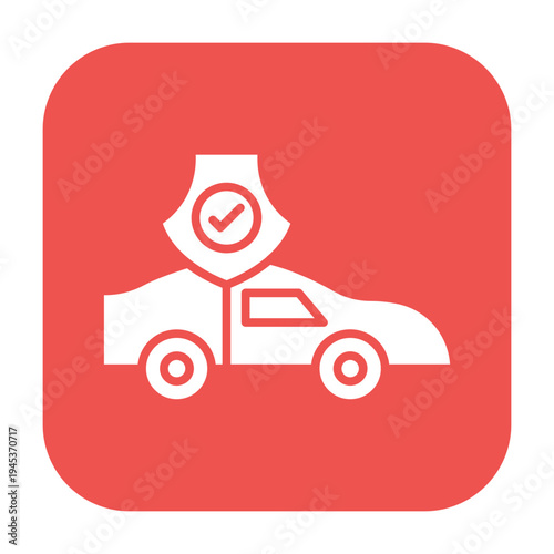 Glass Coating Vector Icon