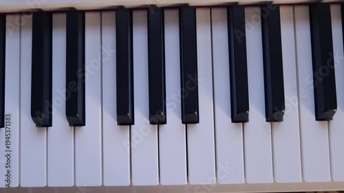 piano keys close up black and white keyboard musical instrument background