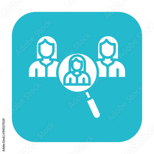 Recruitment Agency Vector Icon