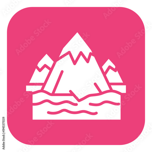 Ice Caps Vector Icon