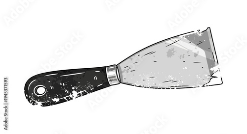 Distressed Putty Knife Tool