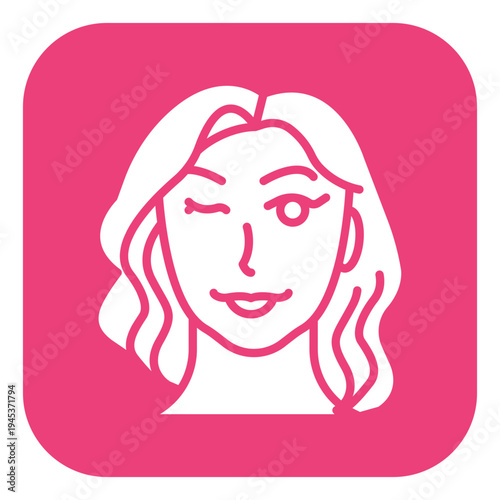 Flirtatious Vector Icon