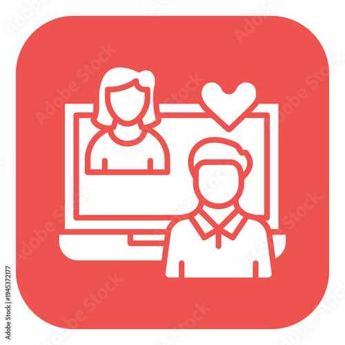 Virtual Date Vector Icon