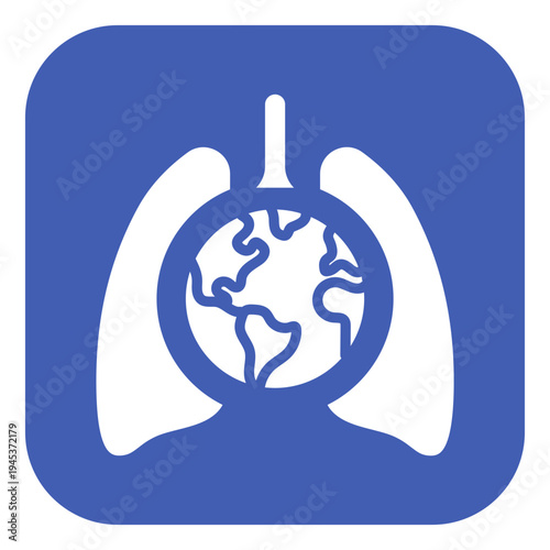 Lungs Of The World Vector Icon
