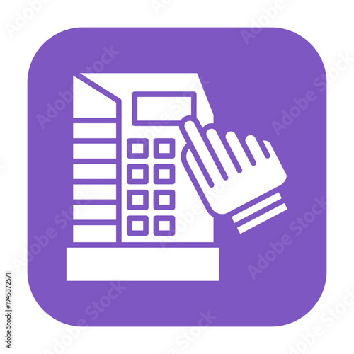 Self Check In Vector Icon