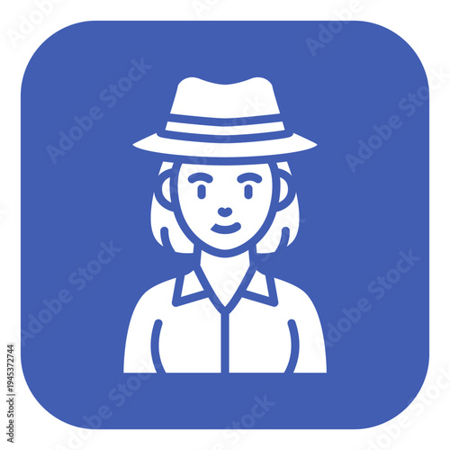 Archaeologist Female Vector Icon