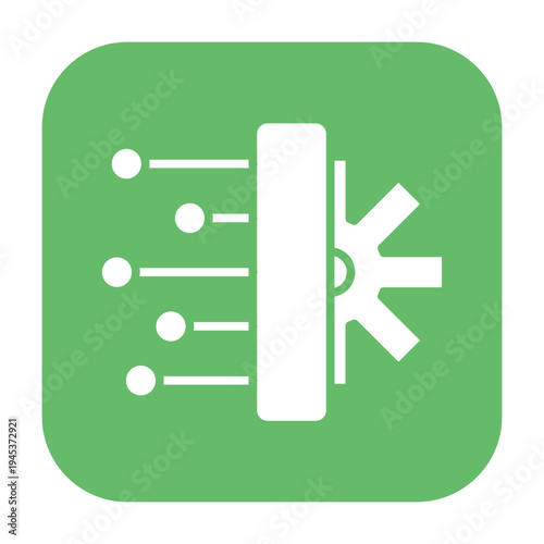 Deep Learning Vector Icon