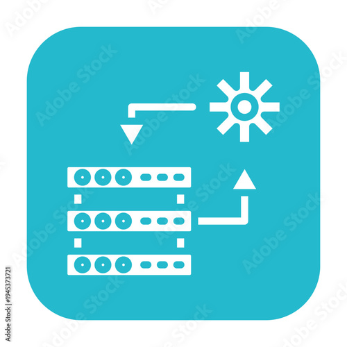 Data Processing Vector Icon