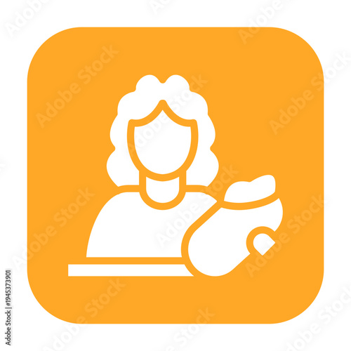 Babysitting Service Vector Icon