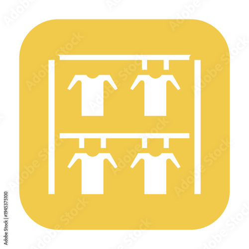 Drying Rack Vector Icon