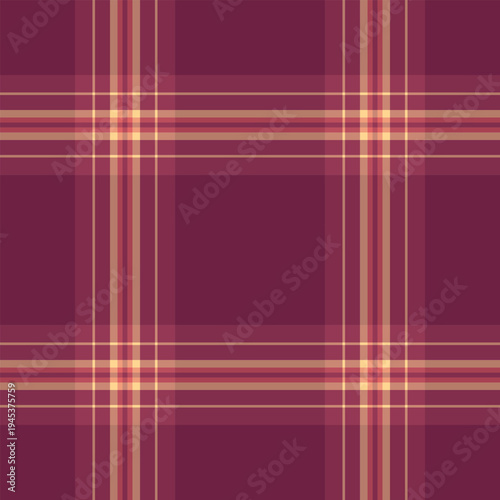 Arabic seamless check plaid, tissue textile texture fabric. Sketching vector background tartan pattern in red and pink colors.
